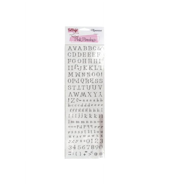 Pink Flamingo Creative RubOn Transfers, 24 Count