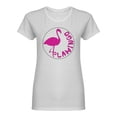 thumbnail image 1 of Pink Flamingo  Design Shaped T-Shirt Women -Image by Shutterstock, Female Small, 1 of 2