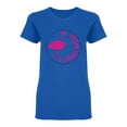 thumbnail image 1 of Pink Flamingo  Design Shaped T-Shirt Women -Image by Shutterstock, Female XX-Large, 1 of 2