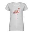 thumbnail image 1 of Pink Flamingo Design Shaped Tee Women's -Image by Shutterstock, 1 of 2