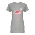thumbnail image 1 of Pink Flamingo Exotic Bird Shaped Tee Women's -Image by Shutterstock, 1 of 2