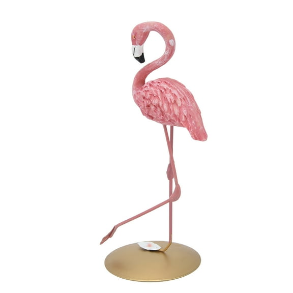 Pink Flamingo Figurine, Flamingo Shelf Decor Abrasion Exquisite Portable For Living Room For Study For Bedroom