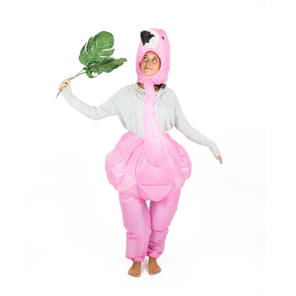 Adult Man Pink Flamingo Funny Jumpsuit Cosplay Stage Performance Costume main image 1