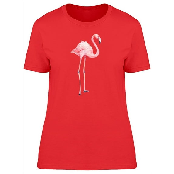 Pink Flamingo T-Shirt Women -Image by Shutterstock, Female x-Large