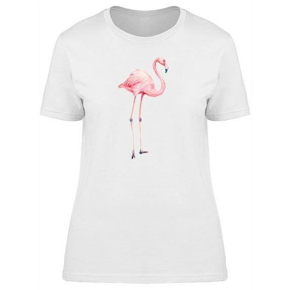 Pink Flamingo T-Shirt Women -Image by Shutterstock, Female x-Large