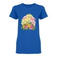 thumbnail image 1 of Pink Flamingo Tropical Design Shaped T-Shirt Women -Image by Shutterstock, Female Small, 1 of 2