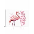 thumbnail image 1 of Pink Flamingo Wall Art for Living Room,Canvas Picture Wall Decor for Bathroom Bedroom,Summer Animal Gradient Watercolor Painting Artwork for Office Kitchen Hallway Dining Room Home Decor 24"x32", 1 of 8