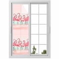 thumbnail image 1 of Pink Flamingo Window Privacy Film, Summer Tropical Flamingo Hawaii Animals Static Cling UV Sun Blocking Heat Control Window Tint Day and Night,Non-Adhesive One Way Windows Privacy Cover 17.7''x78.7'', 1 of 7