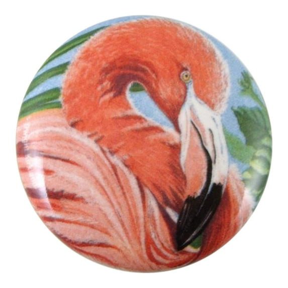 Pink Flamingo Wine Cork Bottle Topper