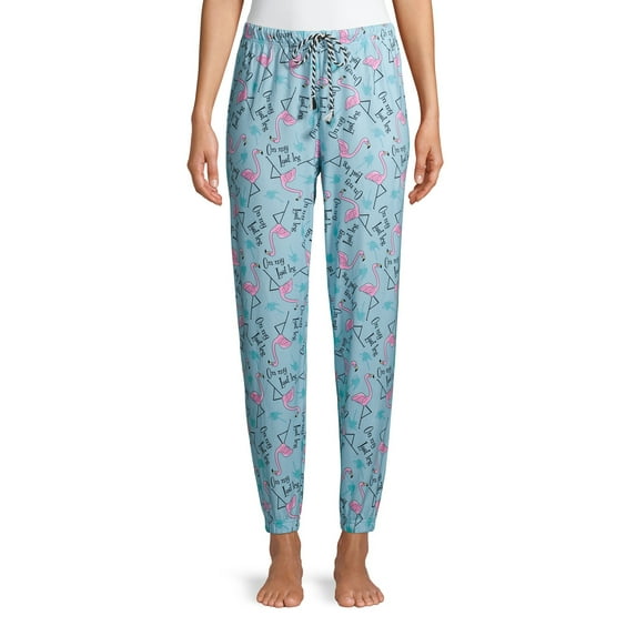 Pink Flamingo Women's Jogger Sleep Pants