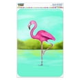thumbnail image 1 of Pink Flamingo in Water Home Business Office Sign - Window Sticker - 6" x 9" (15.2cm x 22.9cm), 1 of 3