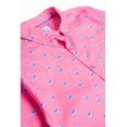 thumbnail image 1 of Ragstock Pink Flamingos Woven Button Up Shirt (Extended Sizes), 1 of 3