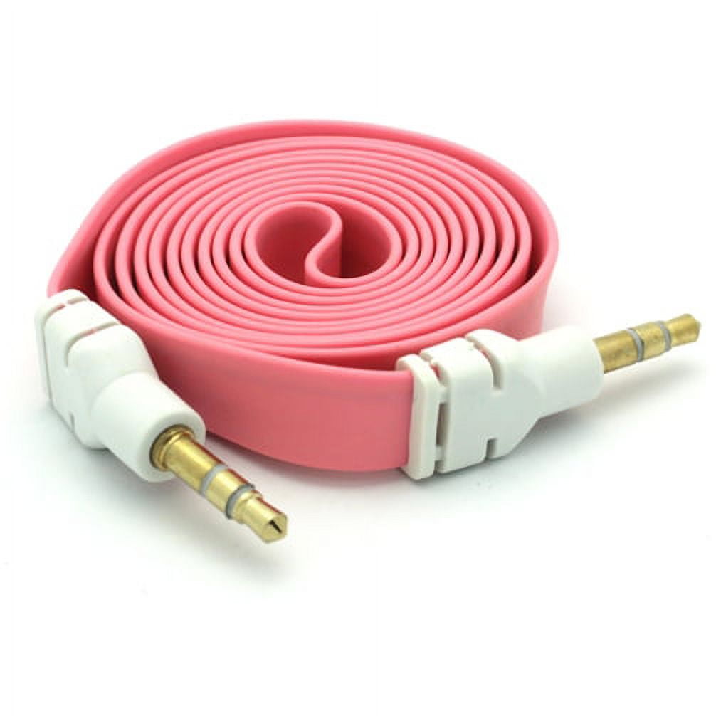 pink-flat-aux-cable-car-stereo-wire-audio-speaker-cord-3-5mm-jack