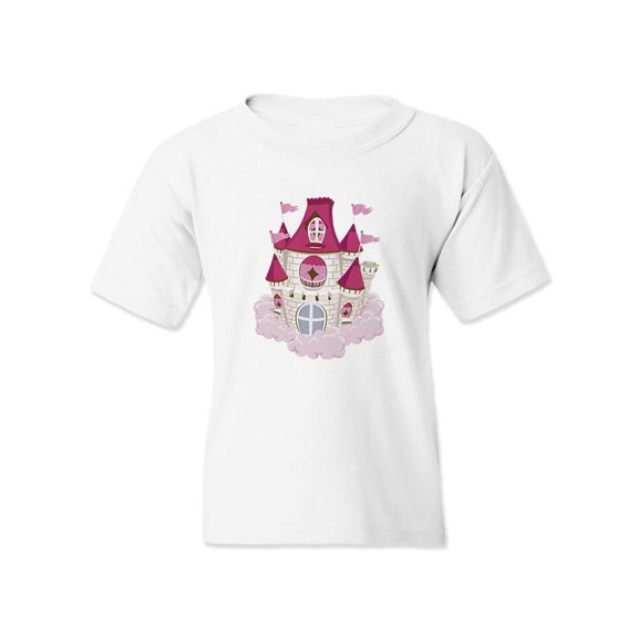 Pink Floating Castle T-Shirt Juniors -Image by Shutterstock,  Medium