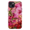 thumbnail image 1 of Pink Floral Artistic Phone Case, Elegant Botanical Flower Pattern iPhone Cover, Unique Protective Case for iPhone 17 16 15 14 13 12 11 Plus Pro Max Mini, 1 of 6