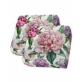 thumbnail image 1 of Pink Floral Blossom Sofa Couch Cushion Covers Washable, Removable Stretchable Sectional Couch Covers, Spring Vintage Botanical Flowers Slipcovers for L & T Shape Sofa Furniture Protector S Size 2 pcs, 1 of 7