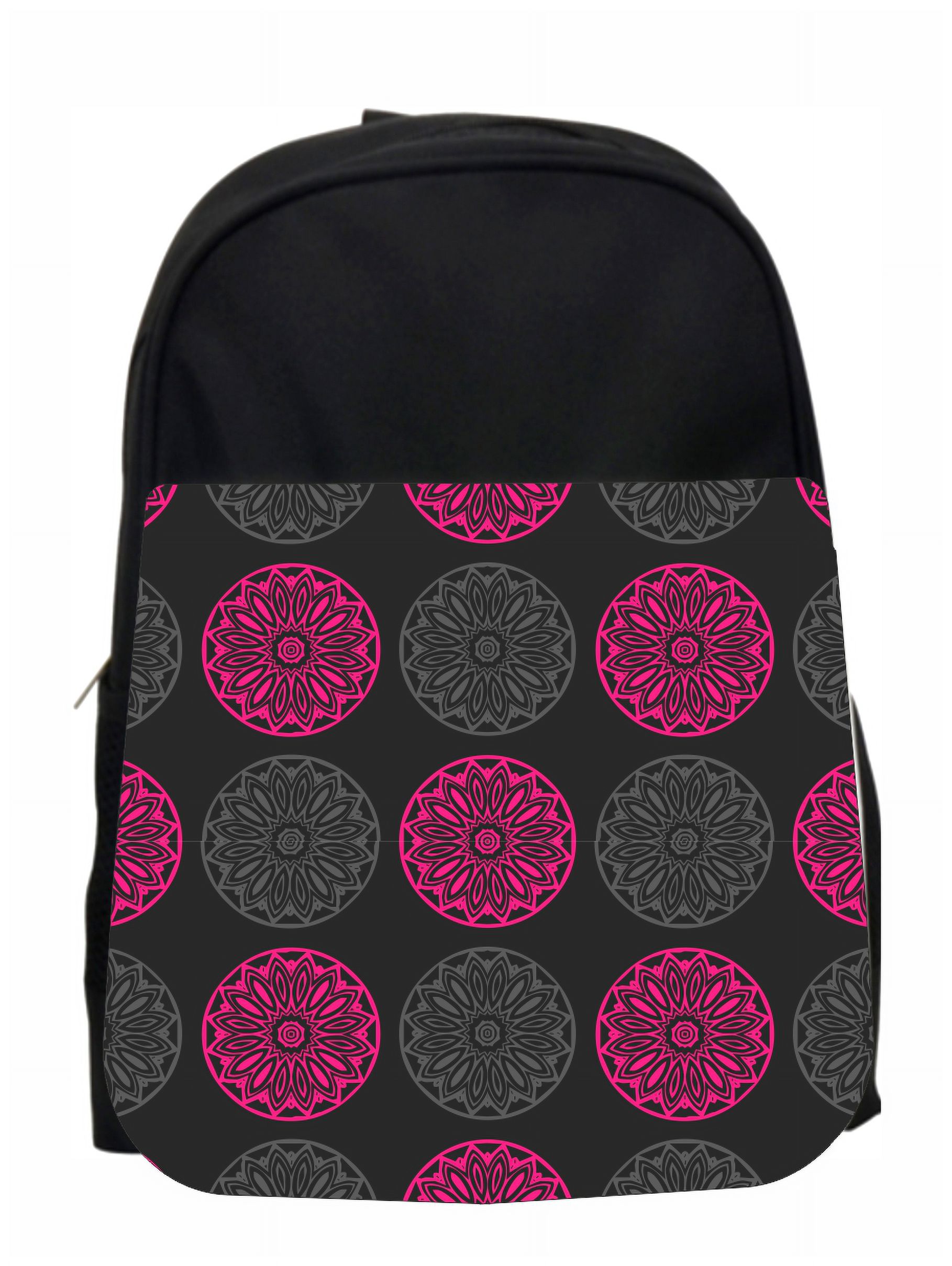 Pink Floral Circles Kids Pre-School Backpack - image 1 of 2