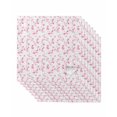 thumbnail image 1 of Pink Floral Cloth Napkins Set of 8 Reusable Dinner Napkins, Retro Blossom Flower Botanical Country Cocktail Napkin Washable Table Napkins for Wedding/Holiday Party/Baby Shower 20"x20", 1 of 7