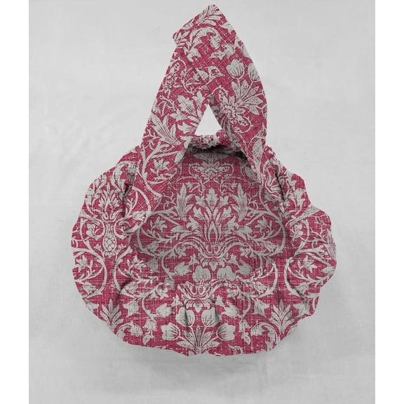 Pink Floral Damask Casserole Baking Pan or Pie Plate Cozy and Carrier by Penny's Needful Things (Pie Plate/Small Casserole Carrier)
