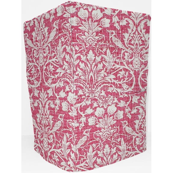 Pink Floral Damask Coffee Maker Cover by Penny's Needful Things (All Pink Floral Damask)