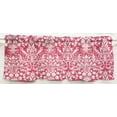 thumbnail image 1 of Pink Floral Damask Valance by Penny's Needful Things (One Valance Panel 15 inches Long UNLINED), 1 of 2