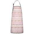 thumbnail image 1 of Pink Floral and Lace Pattern Apron-Garden Aprons for Women with Pockets-Cotton Linen Waterproof Kitchen Cooking Gardening Aprons Adjustable for Kitchen,Cooking,BBQ and Salon 33x27 Inch, 1 of 4