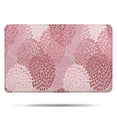 thumbnail image 1 of Pink Floral Pattern Bathroom Rugs Mat,Non Slip Microfiber Bathroom Rug,Rubber Backing,Soft Bathroom Mats for Bathroom Floor,Tub and Shower,17x27in(43x68cm), 1 of 5