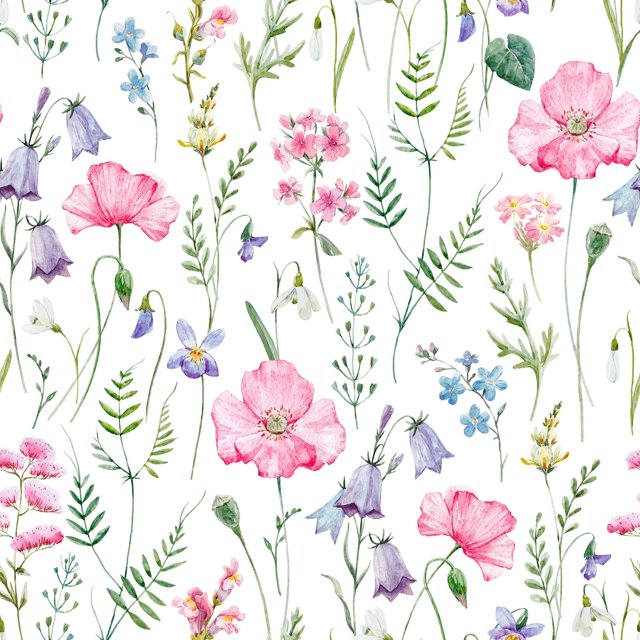 Pink Floral Peel and Stick Wallpaper