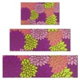 thumbnail image 1 of Pink Floral and Petal Pattern Kitchen Rugs Sets Of 3,Kitchen Runner Rugs Non Skid Washable,Decorative Kitchen Floor Mats for Kitchen,Sink,Laundry,17"x30"+ 17"x47" + 17"x59", 1 of 6