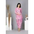 thumbnail image 1 of Pink Floral Printed Cotton Kurta With Pant, 1 of 5