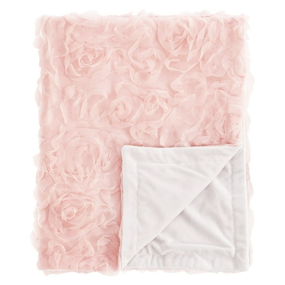 Sweet Jojo Designs Rose Blush Pink Baby Security Blanket