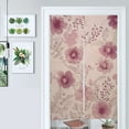 thumbnail image 1 of Pink Floral Seamless Pattern Design Door Curtain Nordic Living Room DoorCurtain Porch Partition Curtain Kitchen Rative Half Curtain, 1 of 4