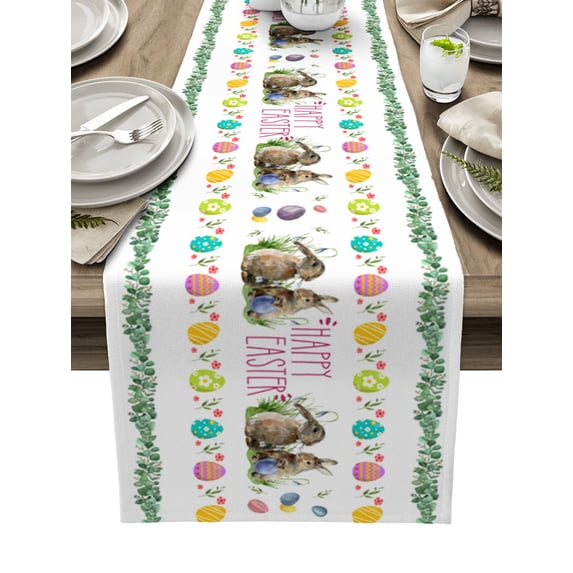 Pink Floral Table Flag Borderleaf Plant Table Runner Children'S Family Kitchen Living Room Holiday Party Tables Runners r