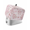 thumbnail image 1 of Pink Floral Toaster Cover 2 Slice, Small Kitchen Appliance Covers, Modern Farmhouse Aesthetic Shabby Chic Flower Toaster Oven Cover with Loop, Bread Machine Cover Polyester Dust Cover Protection, 1 of 4