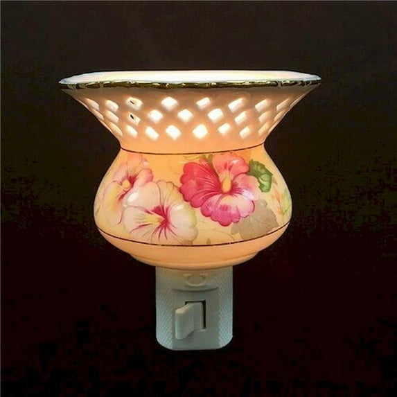 Pink Florals Night Light