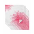 thumbnail image 1 of Pink Flower Cloth Napkins Set of 8 Reusable Dinner Napkins, Boho Modern Floral Abstract Ombre Leaf White Cocktail Napkin Washable Table Napkins for Wedding/Holiday Party/Baby Shower 20"x20", 1 of 7
