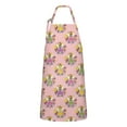 thumbnail image 1 of Pink Flower Fairy Pattern Apron-Garden Aprons for Women with Pockets-Cotton Linen Waterproof Kitchen Cooking Gardening Aprons Adjustable for Kitchen,Cooking,BBQ and Salon 33x27 Inch, 1 of 7