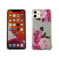 thumbnail image 1 of Pink Flower For iPhone 11 Pro MAX Case TPU Clear Soft & Flexible Ultra-Thin Shockproof Anti-Scratch Transparent Bumper Slim Lightweight Protective Cover for iPhone 11 Pro MAX 6.5 Inch 2019 Women Girls, 1 of 4