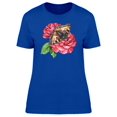 thumbnail image 1 of Pink Flowers And Butterfly Tee Women's -Image by Shutterstock, 1 of 1