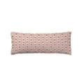 thumbnail image 1 of Pink Flowers Body Pillow Cover 20 x 60 Inch Decorative Pillow Cover Spring Botanical Vertical Stripes Beige Lumbar Pillowcase Seasonal Rectangle Cushion Case for Couch Sofa Bed Living Room, 1 of 9