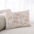 thumbnail image 1 of Pink Flowers Lumar Pillow Covers,Country Botanical Floral Leaves Romantic Soft Breathable Throw Pillow Cases with Invisible Zipper,Decorative Pillowcase Pillows Protectors for Sofa Bed Chair 16"x24", 1 of 9