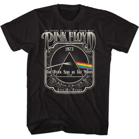 Pink Floyd 1973 Tour Black Adult T-Shirt 5Xl