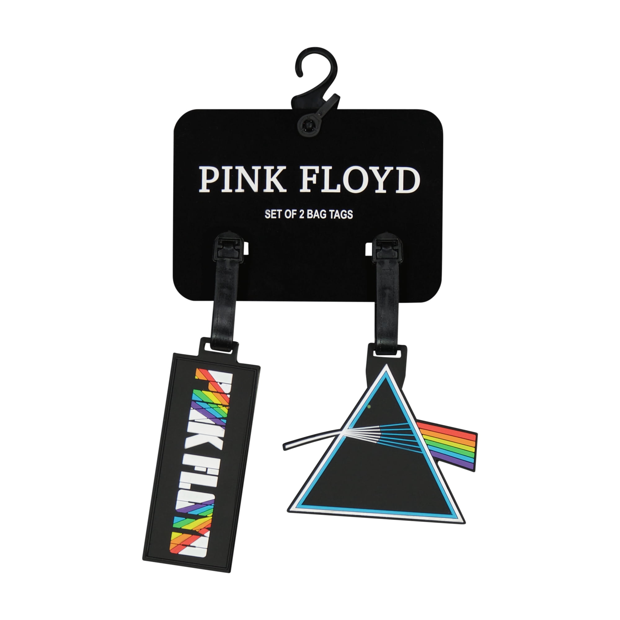 Pink Floyd 2-Piece Suitcase ID Tag Set with Adjustable Straps, Multi