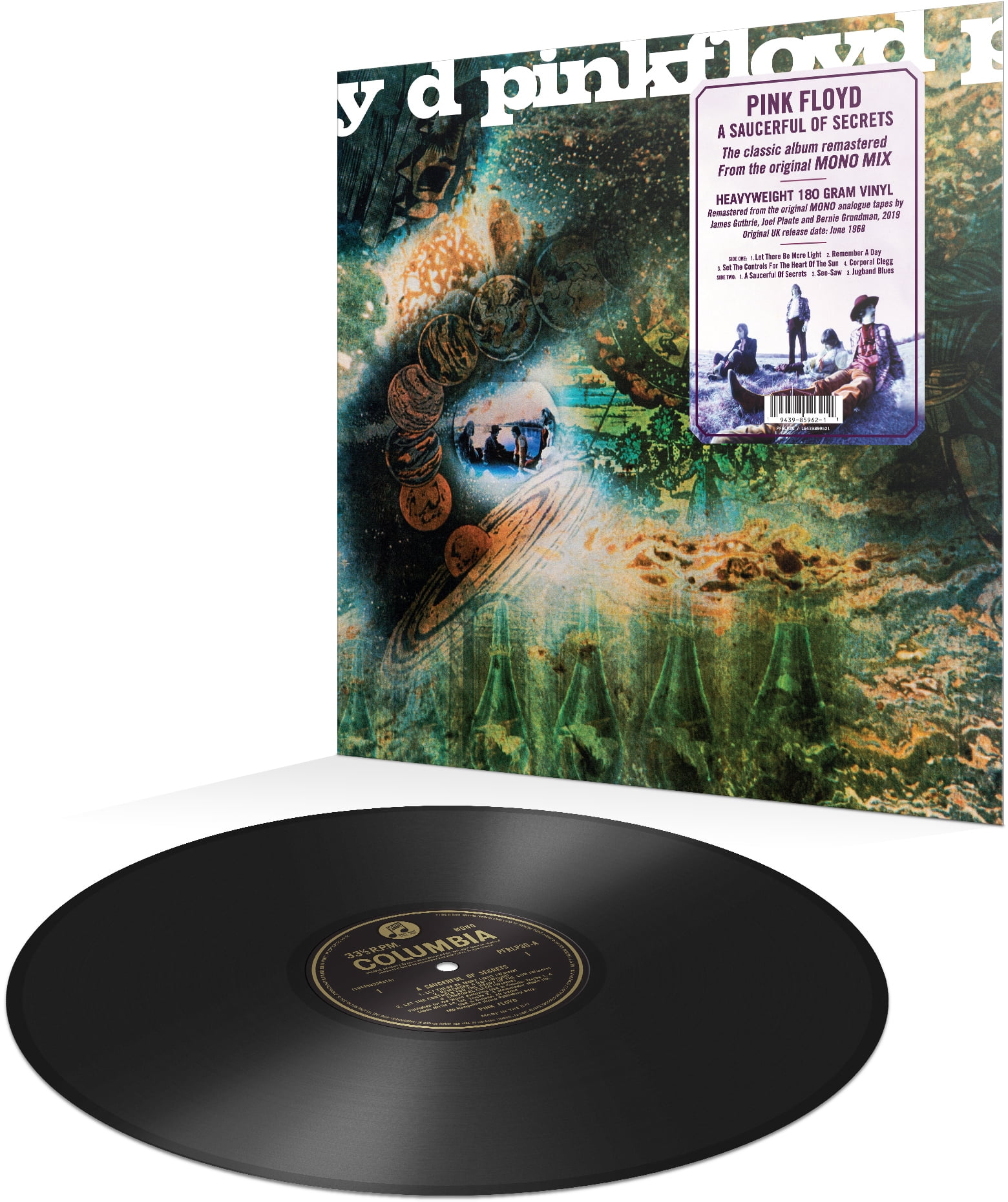 Pink Floyd A Saucerful of Secrets 帯付き！ Pink Floyd - A Saucerful Of Secrets (Mono) LP (180g) - Wax Trax