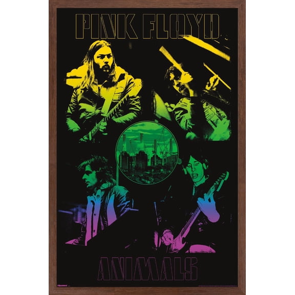 Pink Floyd - Animals Wall Poster, 22.375" x 34" Framed