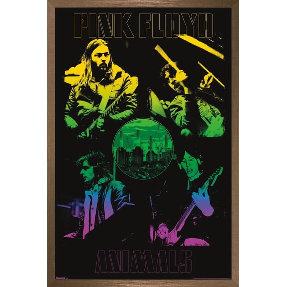 Pink Floyd - Animals Wall Poster, 22.375" x 34" Framed