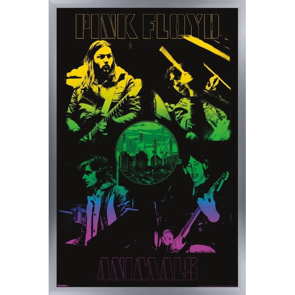 Pink Floyd - Animals Wall Poster, 22.375" x 34" Framed