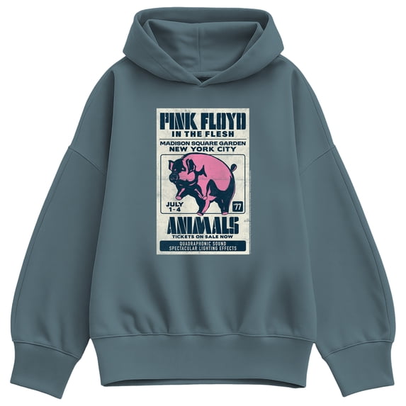 Pink Floyd - Animals - Women's Oversized Fleece Hoodie Sweatshirt