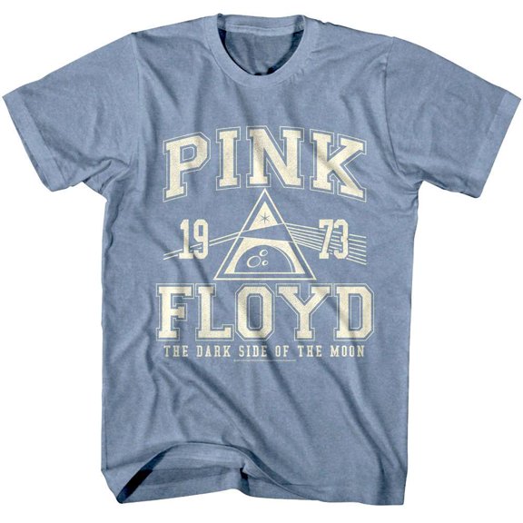 Pink Floyd PF Athletic Indigo Heather Adult T-Shirt