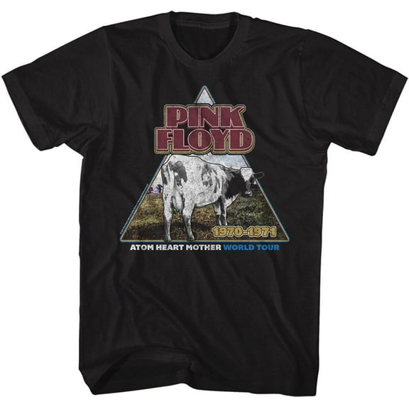 Pink Floyd Atom Heart Mother Black Adult T-Shirt 6Xl
